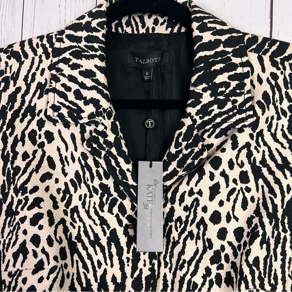 Talbots | The Kate Fit | animal print blazer - Picture 4 of 8